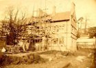 022  Slaley Hall surrounded by scaffolding during building or restoration early 20th. Century